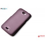 Пластиковая накладка ROCK Quicksand для HTC ONE X / HTC One XL (пурпурный)